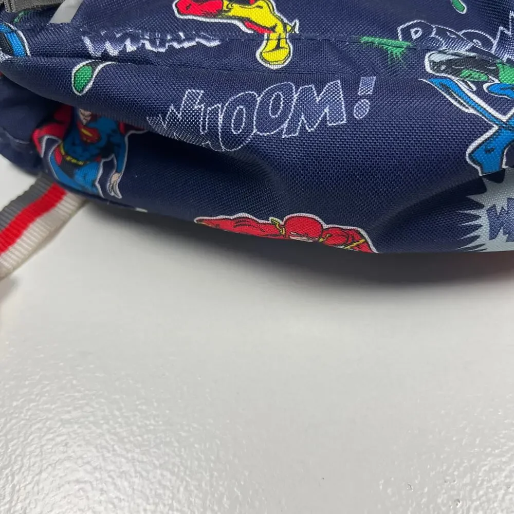 Pottery Barn Kids Justice League DC Comics Backpack Superman Batman Navy Pre-K